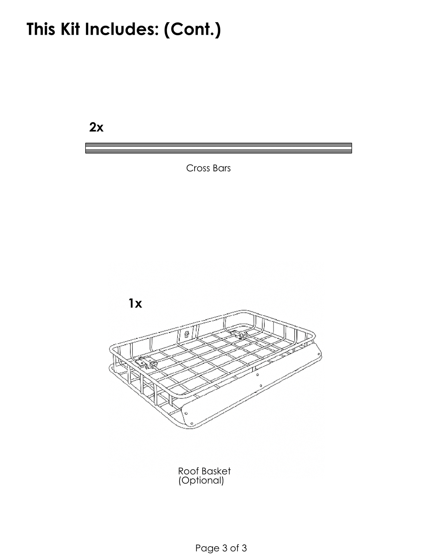 Kei Truck Roof Rack + Basket