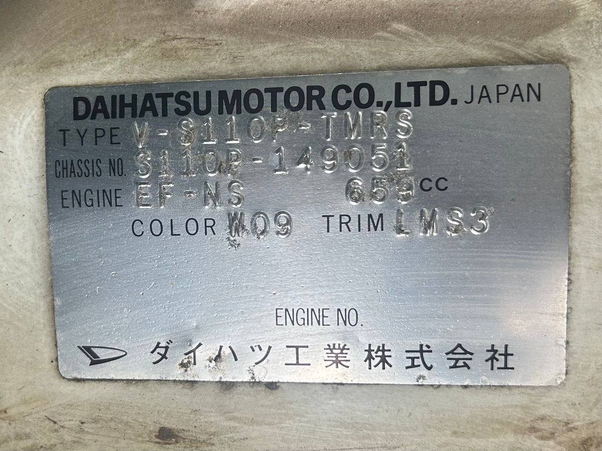 1997 Daihatsu Hijet, 4WD + AC