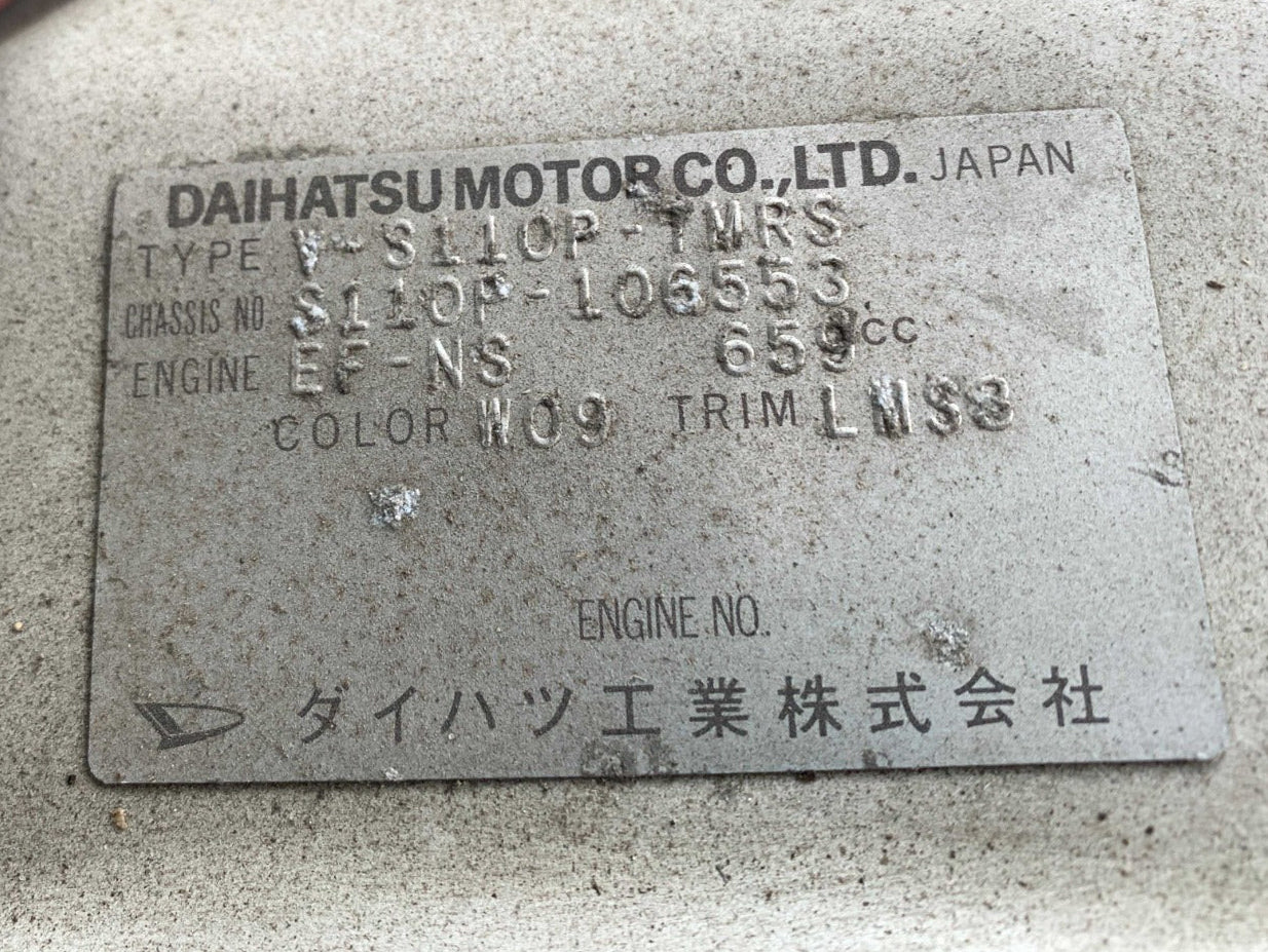 1996 Daihatsu Hijet, 4WD + AC