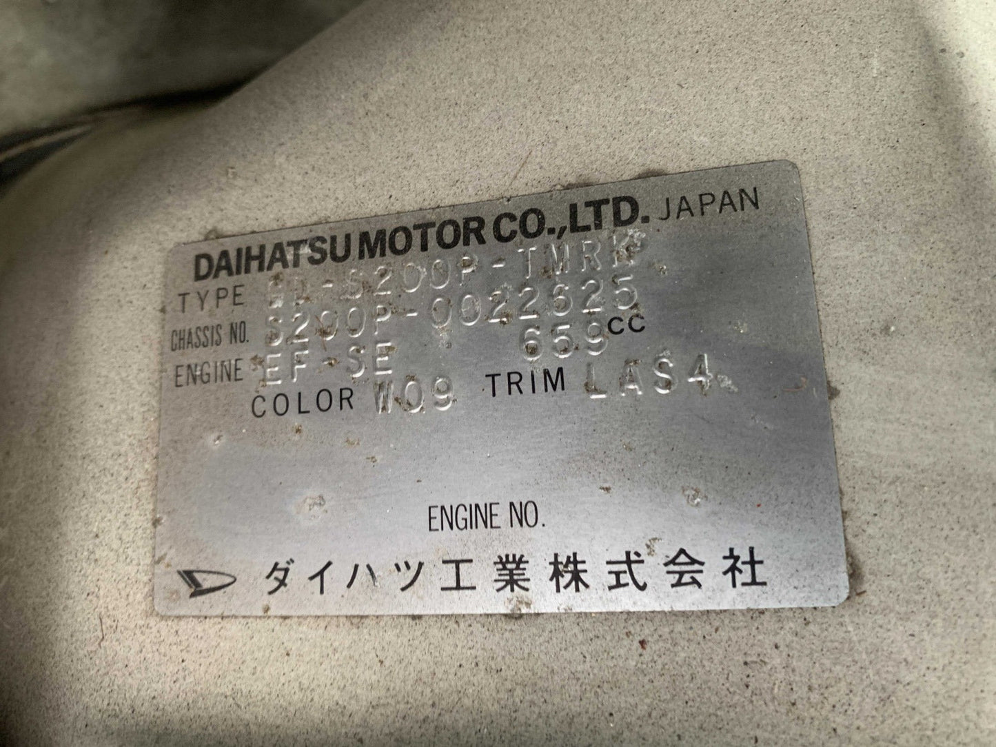 1999 Daihatsu Hijet, 2WD + AC