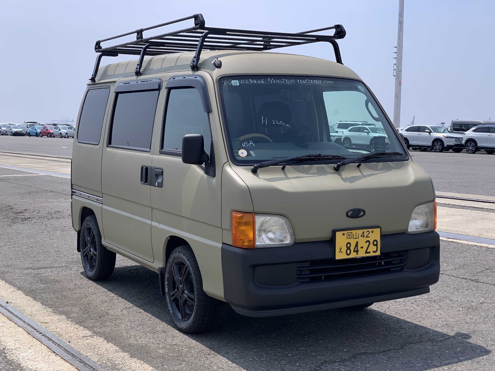 2000 Subaru Dias, 4WD and AC + Custom Roof Rack