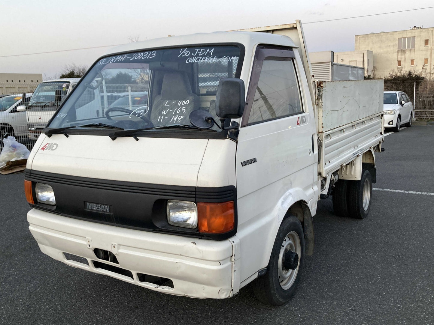 1996 Nissan Vanette Dump Truck, 4WD + AC