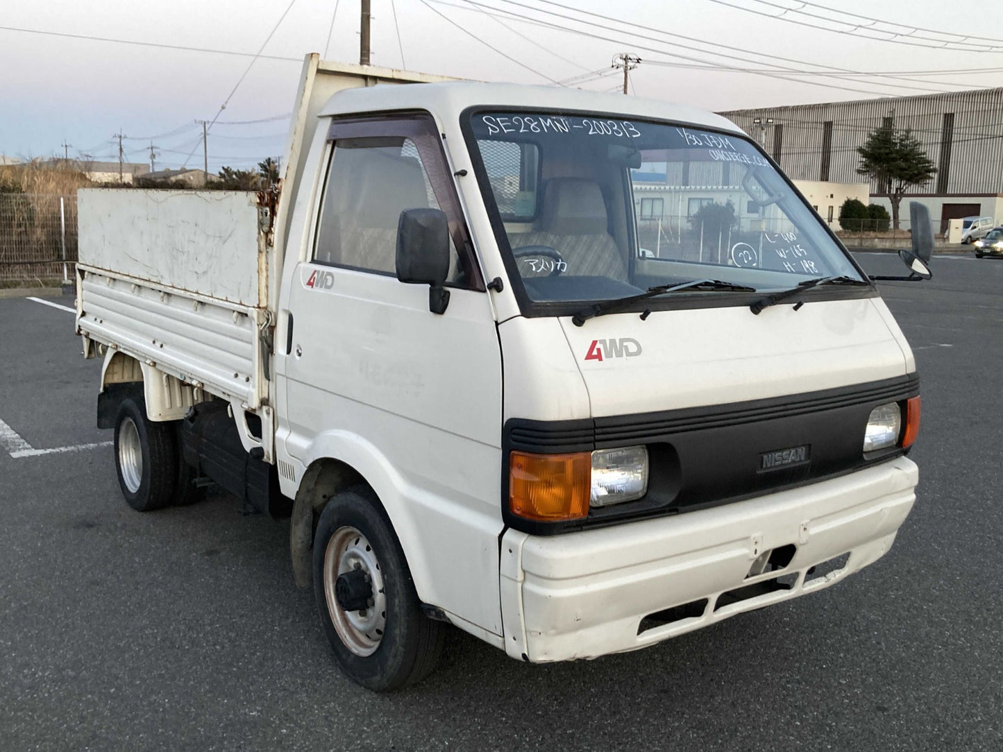 1996 Nissan Vanette Dump Truck, 4WD + AC