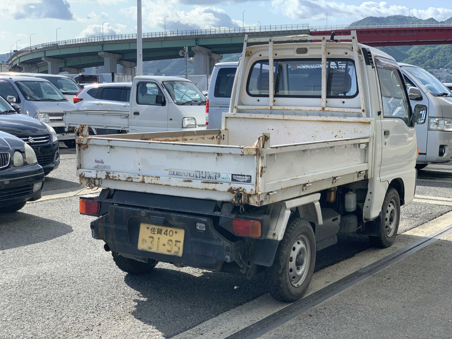 [JUST LANDED] 1995 Subaru Sambar Dump Truck, 4WD + AC